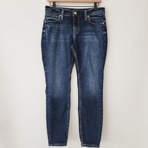 Silver Jeans Elyse Skinny jeans medium wash womens size 28‎ L27